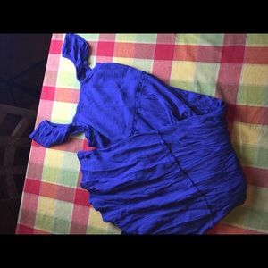 Dark blue tank top ankle dress